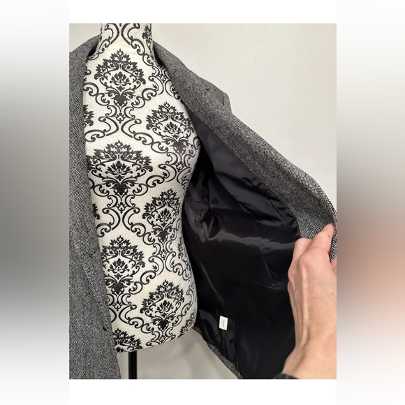 chadwicks Women’s Gray wool blend lined pockets blazer jacket size 16. - Picture 6 of 12